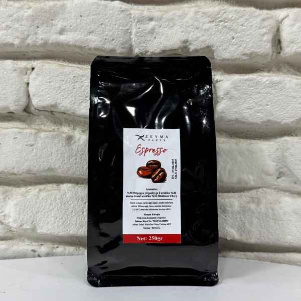 Zeyma Espresso Kahve Çekirdeği 250 gr